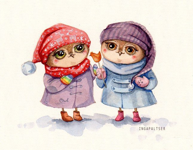 Совушки-подружки